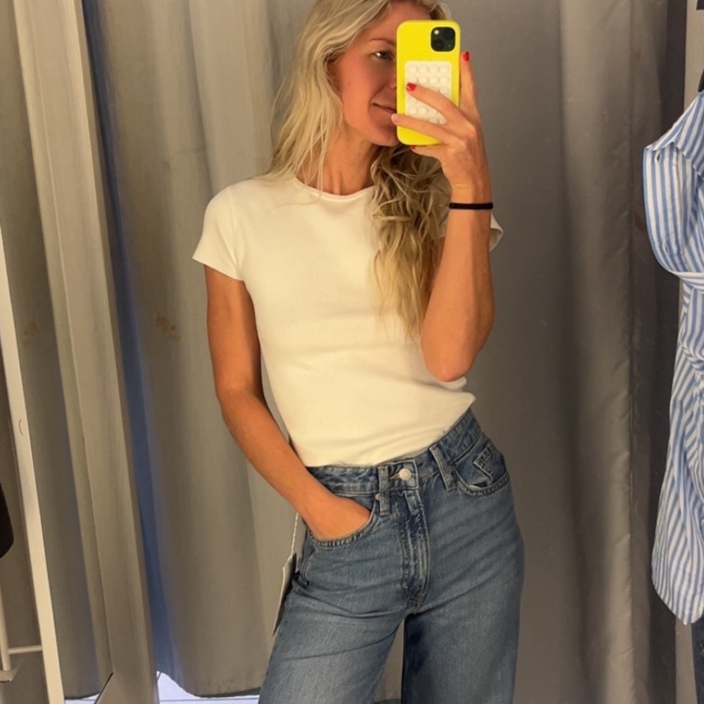 Abercrombie & Fitch Classic White Tee xs